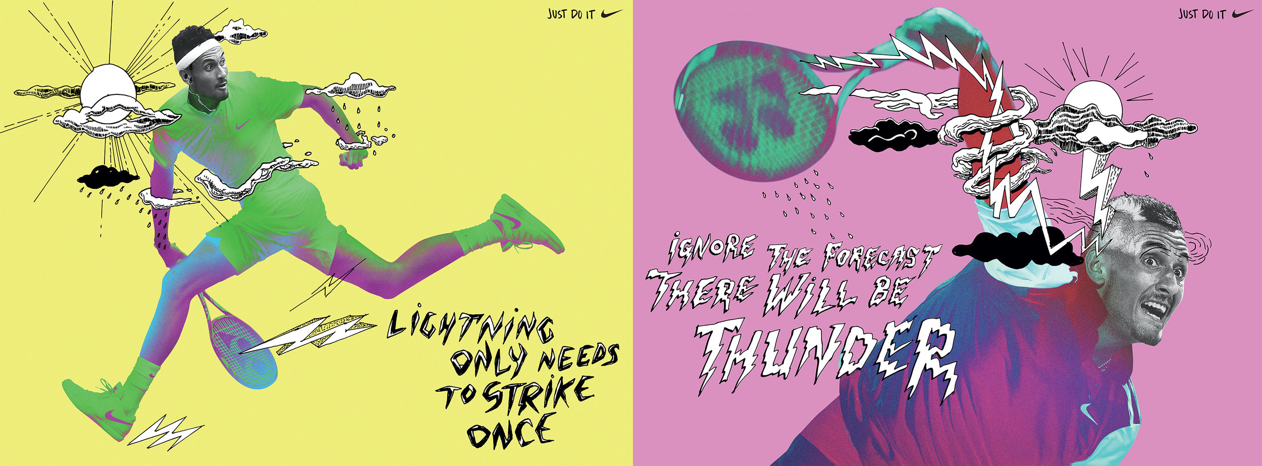 Nike Australian Open campaign visual